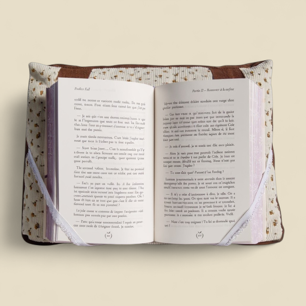 Coussin de lecture Chocolat