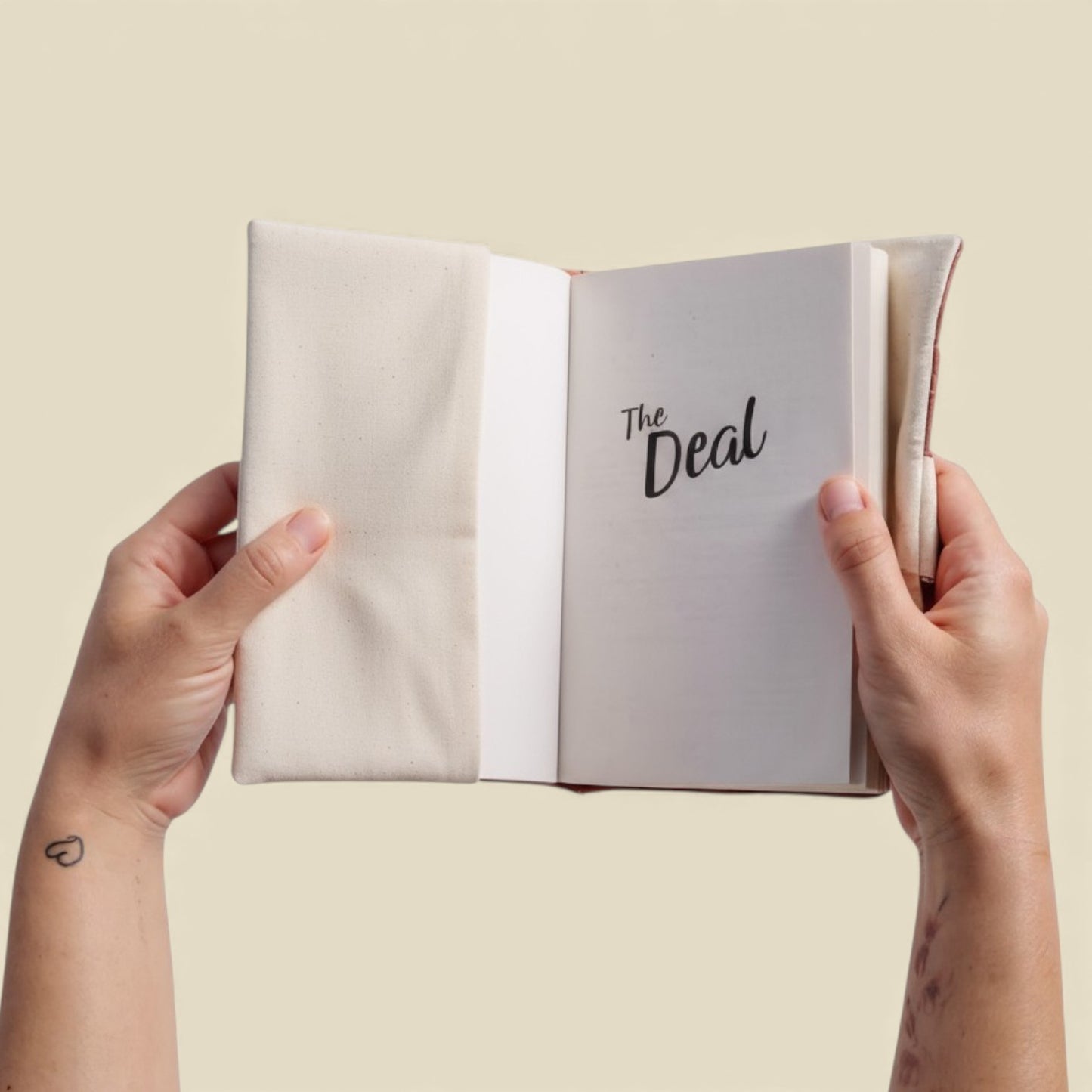 Protège livre Terracotta