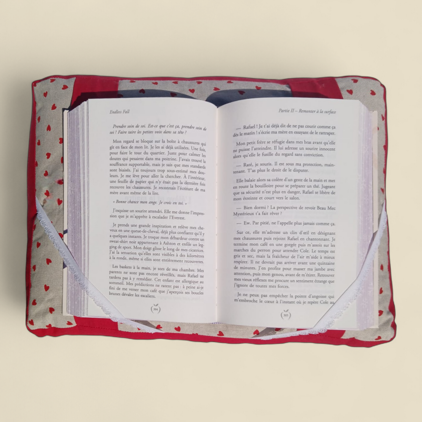Coussin de lecture Valentine
