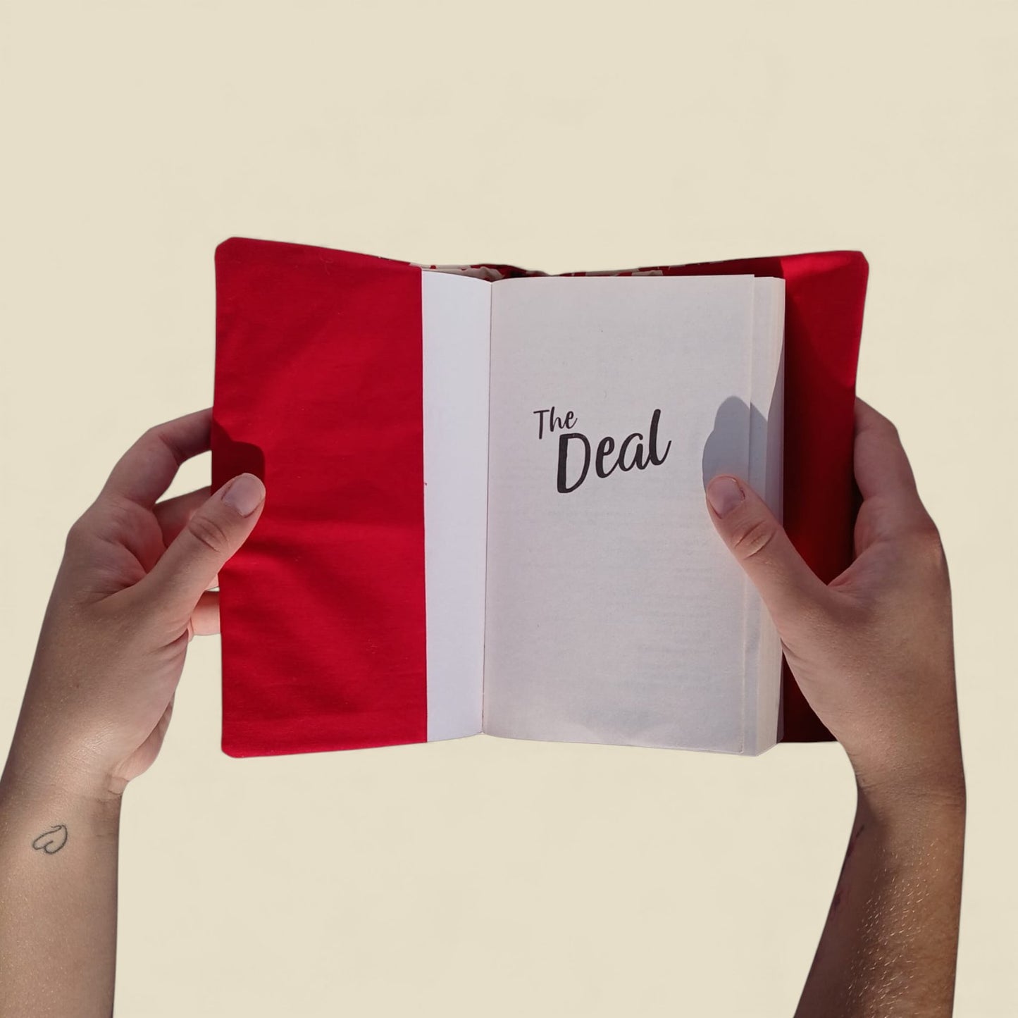 Protège livre Rouge d'été