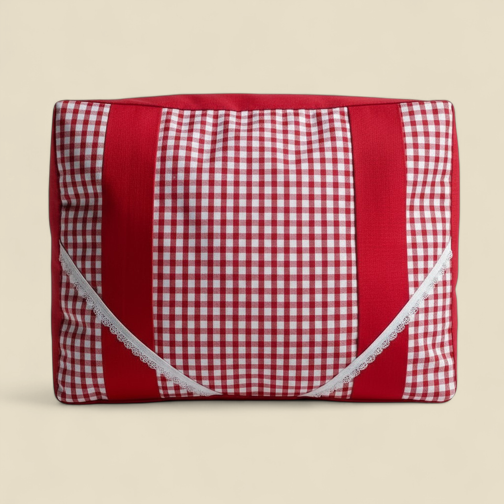 Coussin de lecture Carreaux