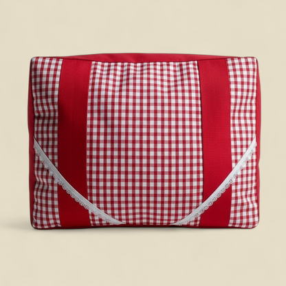 Coussin de lecture Carreaux