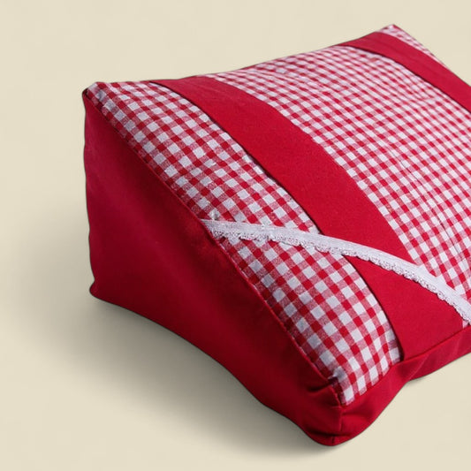 Coussin de lecture Carreaux