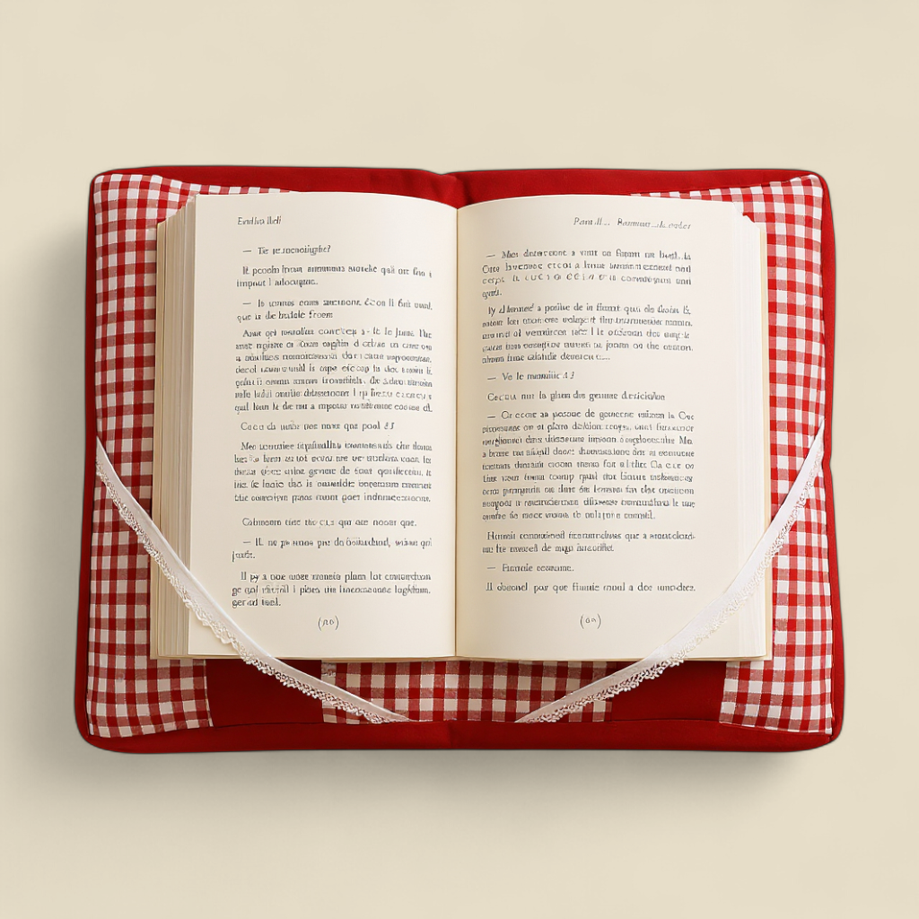 Coussin de lecture Carreaux