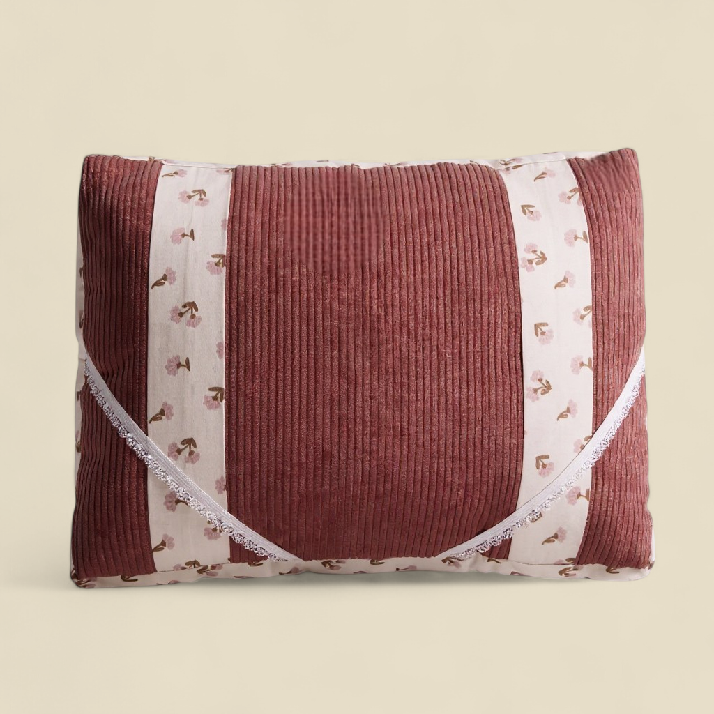 Coussin de lecture Rose Velours