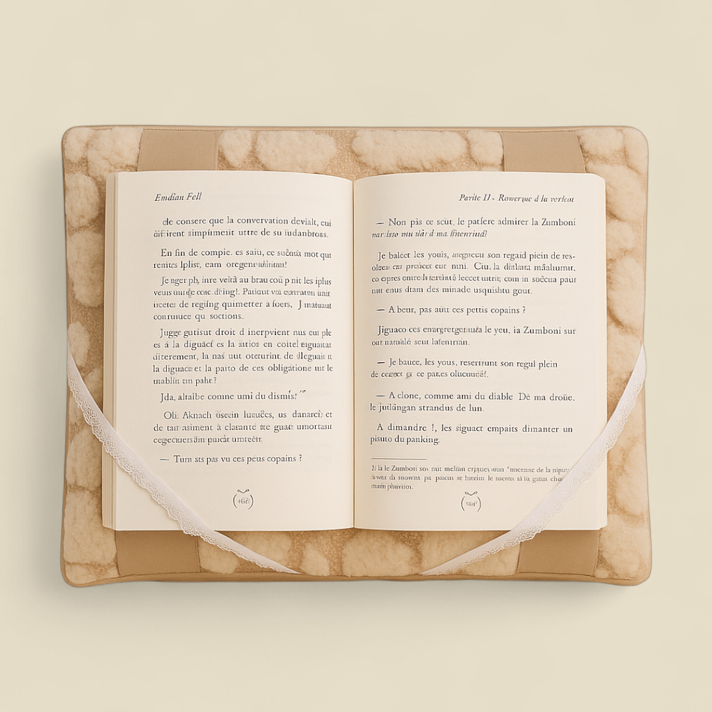 Coussin de lecture Moutonette