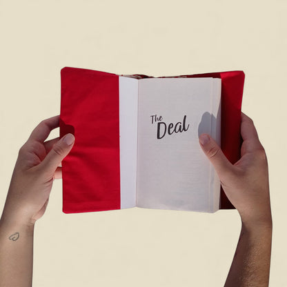 Protège livre Rouge d'été