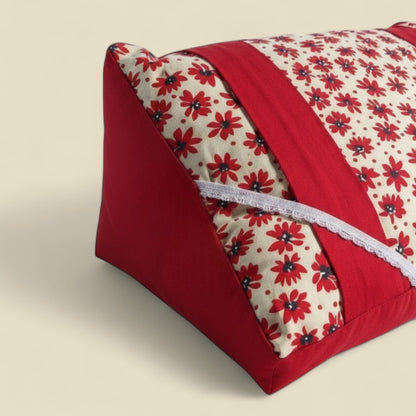 Coussin de lecture Rouge d'été