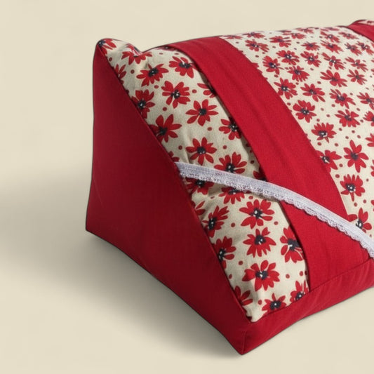 Coussin de lecture Rouge d'été