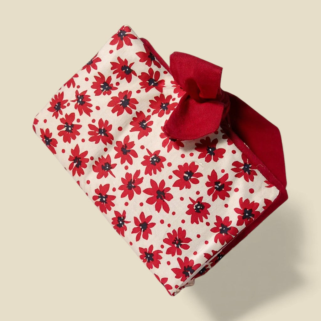 Protège livre Rouge d'été