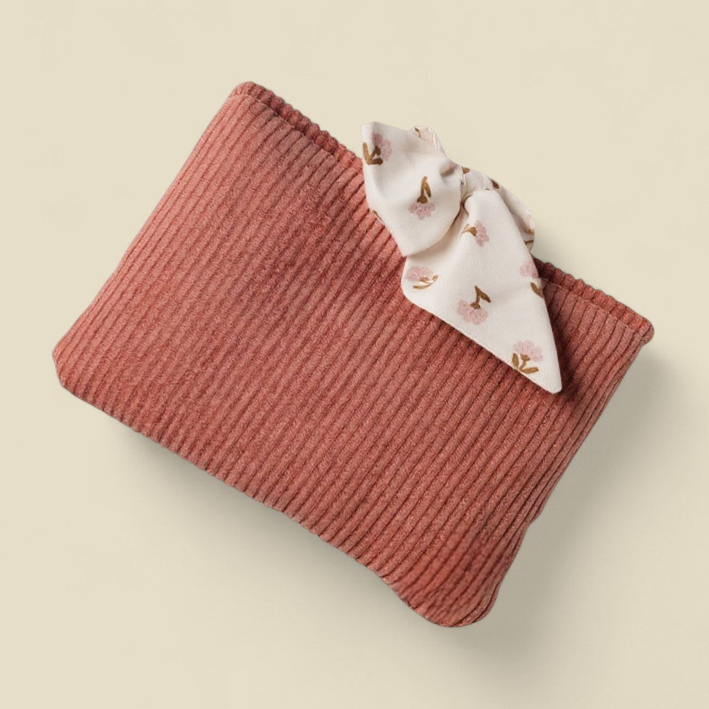 Housse de livre Rose Velours