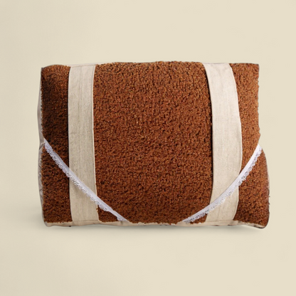 Coussin de lecture Noisette