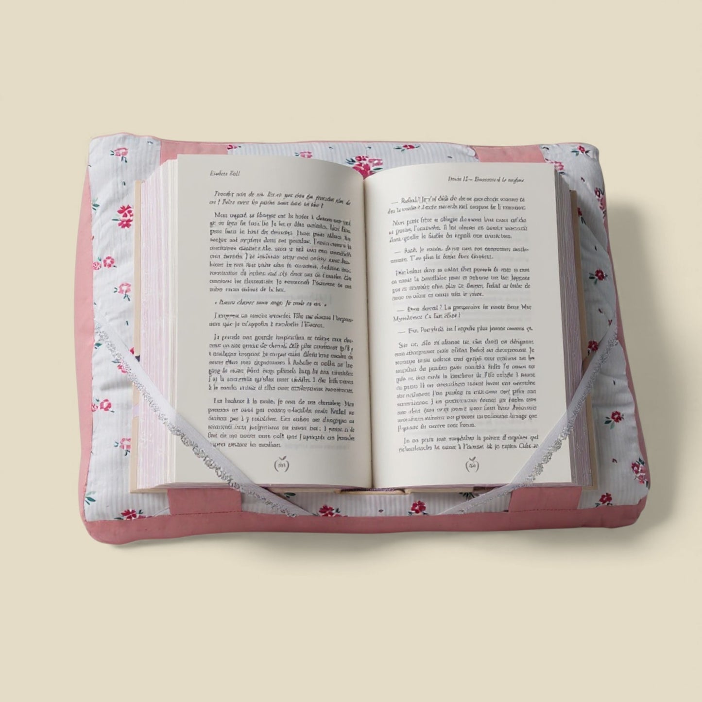 Coussin de lecture Rosée